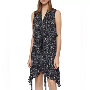 ALLSAINTS
Jayda Sketch Floral Zip-Front Dress in Sz Medium
